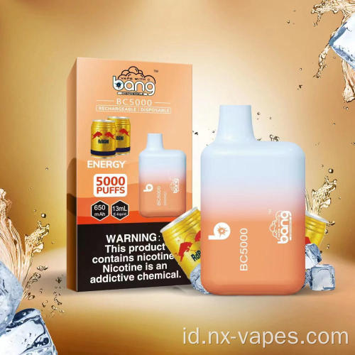 Bang bc 5000 vape sekali pakai
